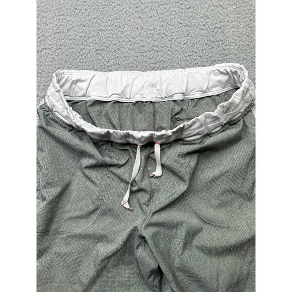 Lululemon Var-city track pants heathered gray/white sz 10 - Picture 10 of 12